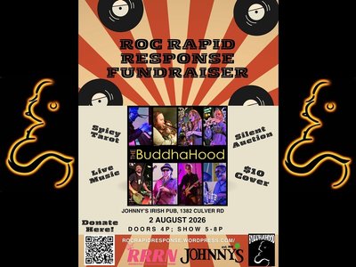Sun. Aug 2nd at Johnny's - RRRN Fundraiser with The Buddhahood
