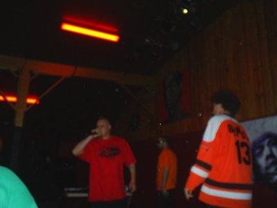 on stage with Slynkie Belmont