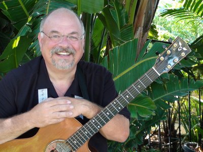 Ron with Goodall guitar