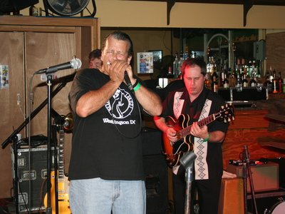 With Mitch Kashmar @ Duck's Too in N. Myrtle Beach, SC 3/5/2009 (Photo: Mike Allen)