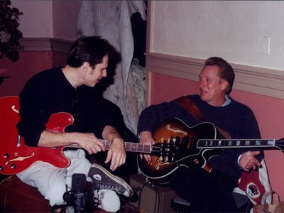 In the studio with Anson Funderburgh - Ashland Theater, Ashland, VA, December 2000