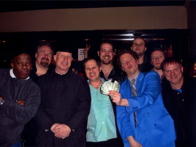With members of Roomful of Blues -  Columbia Station, Washington, DC, February 2008