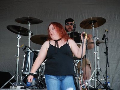 mel rocking the crowd