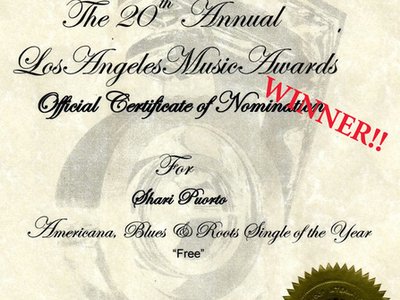 Los Angeles Music Awards Winner