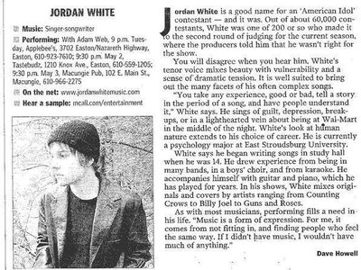 Jordan White - The Morning Call