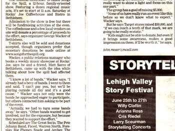 Songs For The Spill benefit article