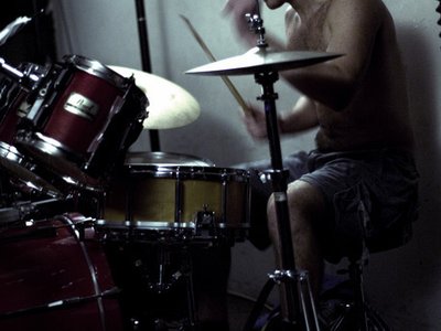 nick. drums, shot by sofia kazazi