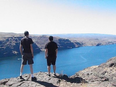 Paul & Rafael~Washington desert