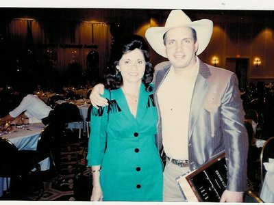 Garth Brooks and Donna Fant 