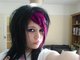 me,, pink hair
