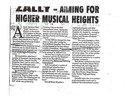 Zally-Aiming for Higher Musical Heights