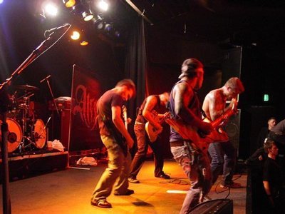 Daniel sitting in with Atreyu