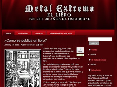 Metal Extemo - El Libro - Salva Rubio