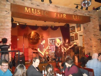 Endless Chaos @ The Hard Rock Cafe Louisville, KY Battle Of The Bands Feb 4, 2011