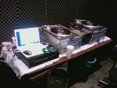 My turntables in the Studio