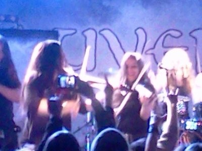 Jenna onstage w/Eluveitie