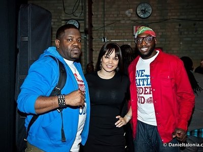 Juice, Egypt, Phinees backstage @ BK College