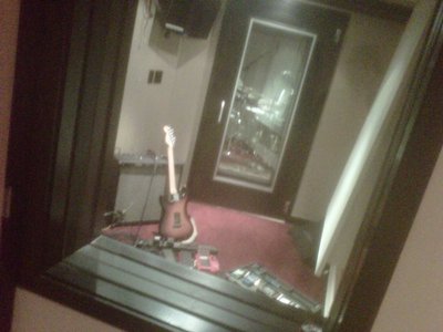 Recording at BU's studio for DIgital Arts in Waltham, MA