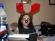 Rudolph the red nose reindeer... looks nothing like this, thank god! =] 
