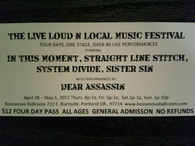Dear Assassin, photo
