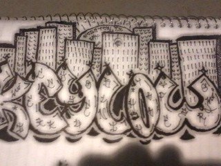 Bored and high wit a marker in my hand and a notepad in front of me