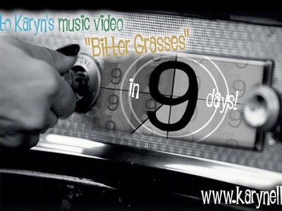 Karyn Ellis' music video, Bitter Grasses! Goes live Wednesday March 16th, 2011