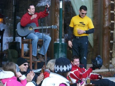 Guest singer at the Ritz