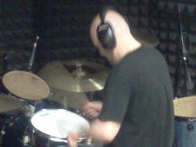 Nick recording "Insurrection"