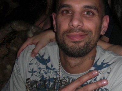 With good friend and spoken word artist, author, and producer Marc Marcel in LES, Manhattan, 2011