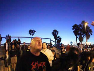Destroying The Venice Beach Boardwalk!!! SANGRE Metal!!!