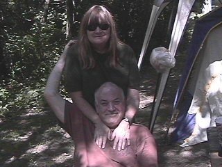 We love to camp with our family and friends...