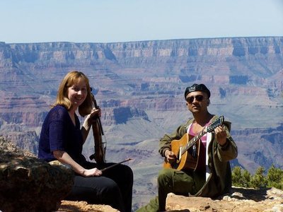 Cady and Vita at the Grand Canyon