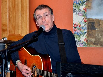 Performing in Hudson MA at Harvest Cafe.
