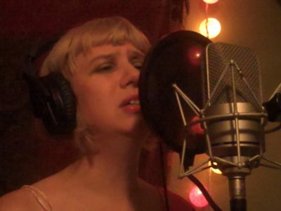Anji in the studio