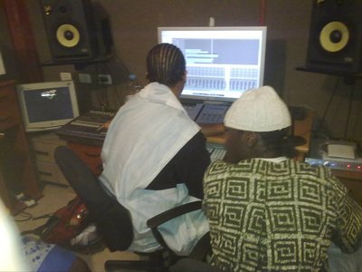 IN THA STUDIO DOIN MY THANG
