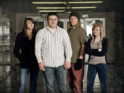 From left to right: Nykita, Dylan, Isiah, Kaylene. Photography by Clayton Borah
