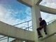 high at the sky..