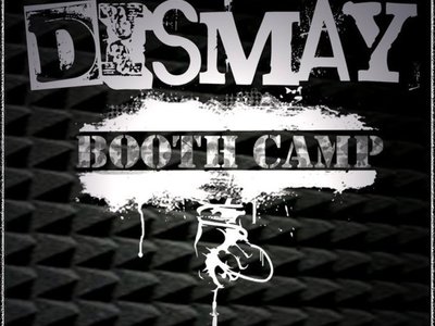 booth camp mixtape cover designed by VMR