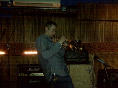 Liam at Otto's Shrunken Head, NYC
