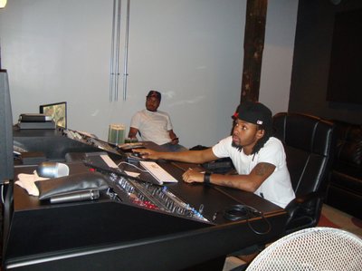 In the studio