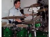 Scott White on one of his DW sets