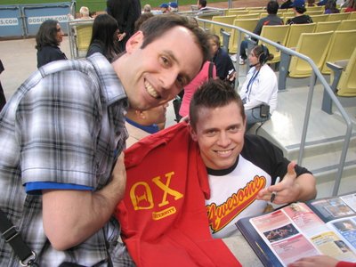 Evan and WWE's The Miz - 2 theta chi alums
