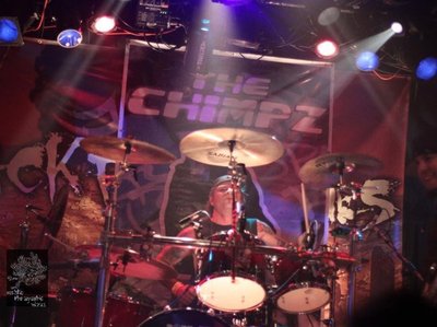 Cappy tearing up the drums at Joe's Grotto in Arizona