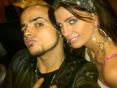 Serabee and Lukas Rossi