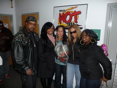 Lady C with DJ Kay Slay, Gloria Velez, Eka Samone and Mz Parker