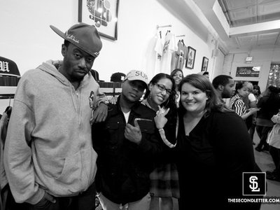Lady C and colleagues at N.E.R.D. Listening Party (@ Commonwealth)
