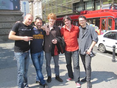 (from left) Francesco Mendolia, Bruno D'Ambra, Nick Pini, Francesco Lo Castro, Fulvio Sigurta