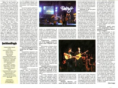 Article on F.Lo Castro on italian newspapers (pg 2 of 2)