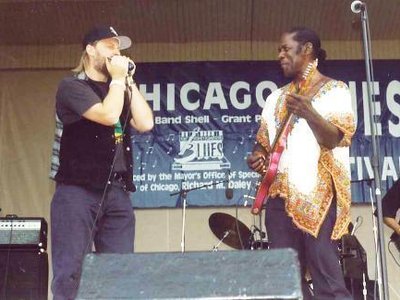 1995 Chicago Blues Fest with Eddie C Campbell