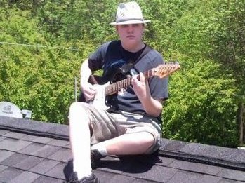 Me On Roof With Guitar